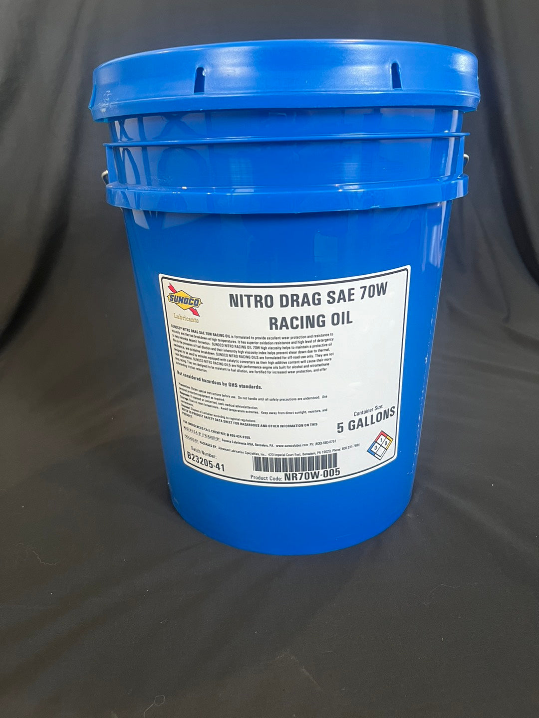 Sunoco Nitro Drag 70W - 5 Gallon Pail