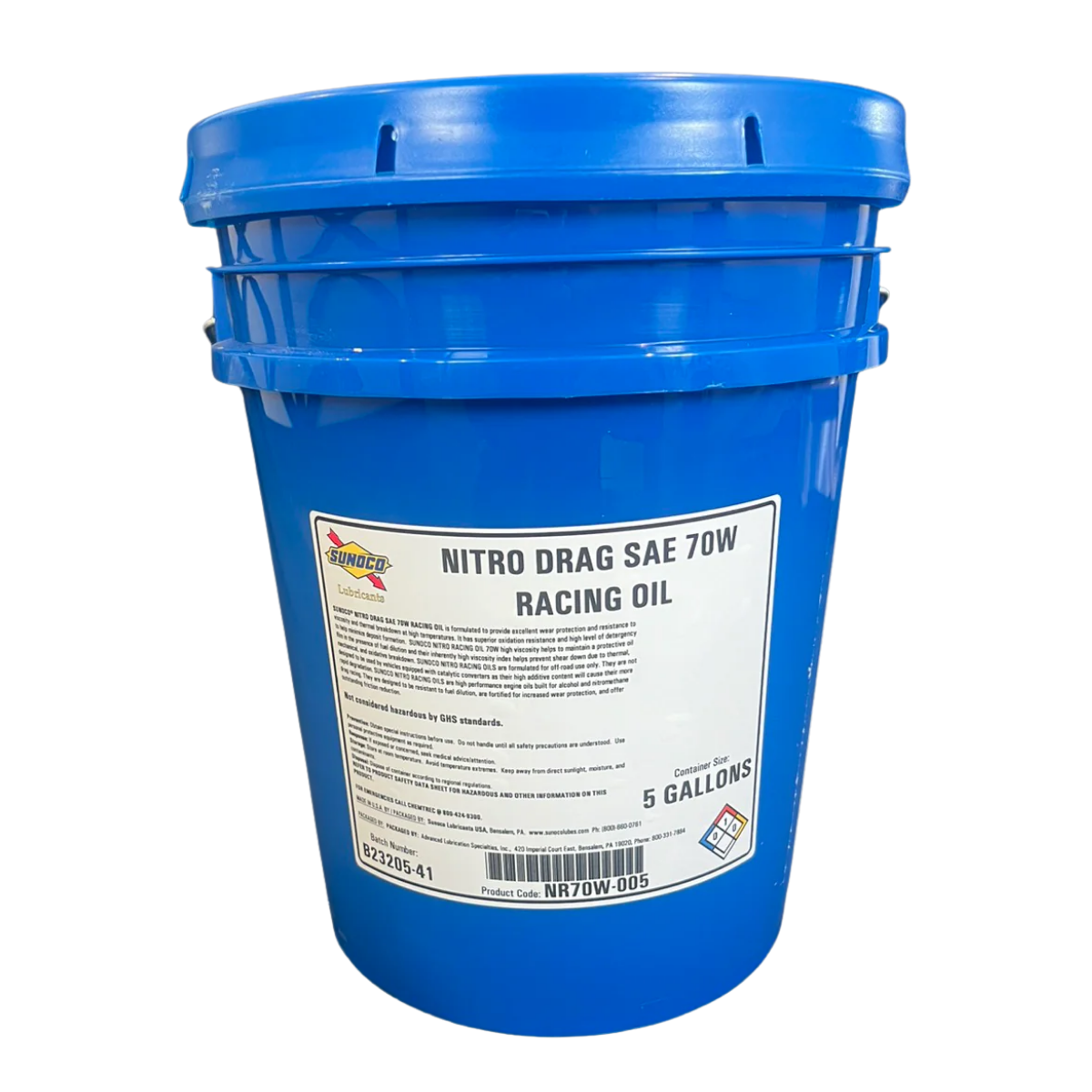 Sunoco Nitro Drag - 5 Gallon Pail