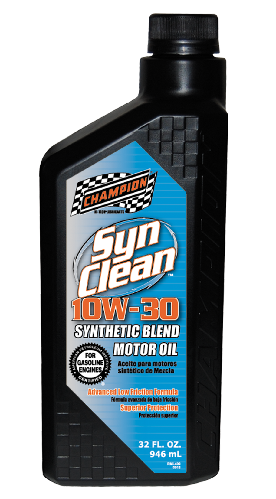 SynClean SAE 10W-30 Synthetic Blend, API Licensed SP - 12/1 Quart
