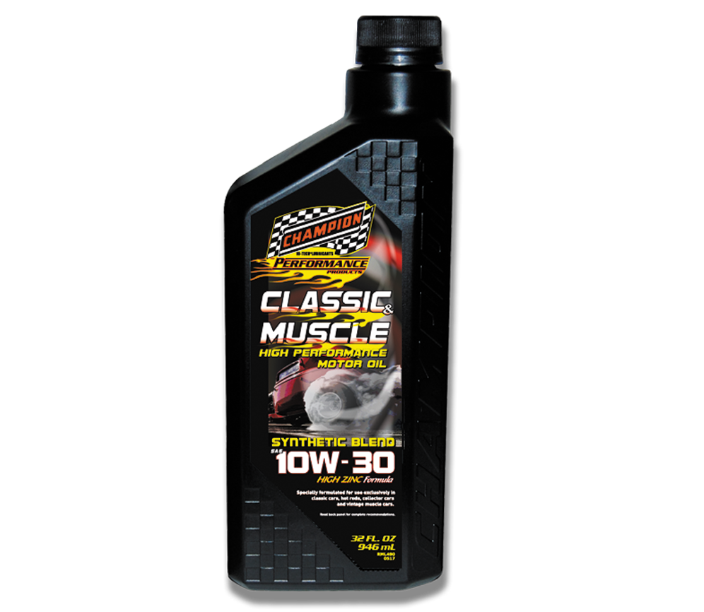 Classic & Muscle 10W-30 Synthetic Blend Motor Oil - 6/1 Quart