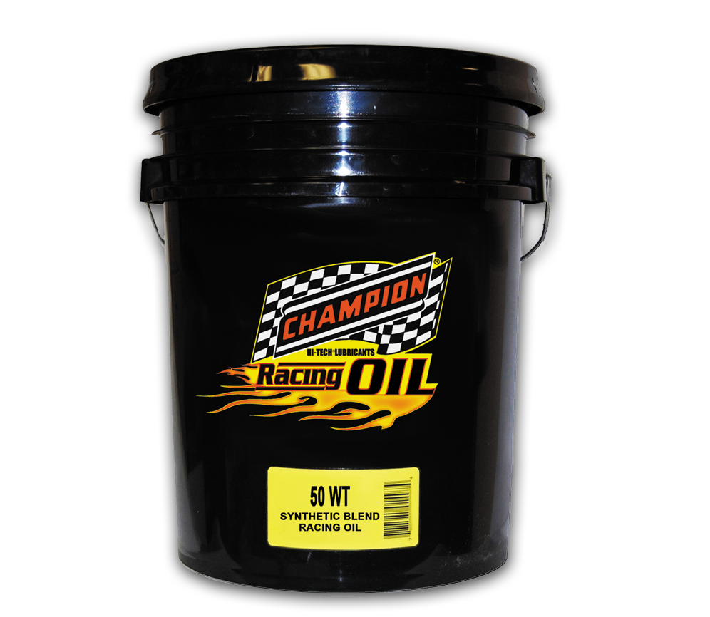 Racing SAE 50 Synthetic Blend - 5 Gallon