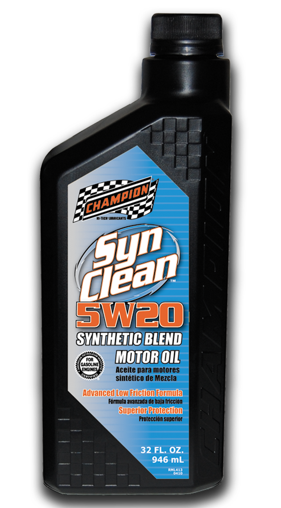 SynClean SAE 5W-20 Synthetic Blend, API Licensed SP/GF-6A - Quart