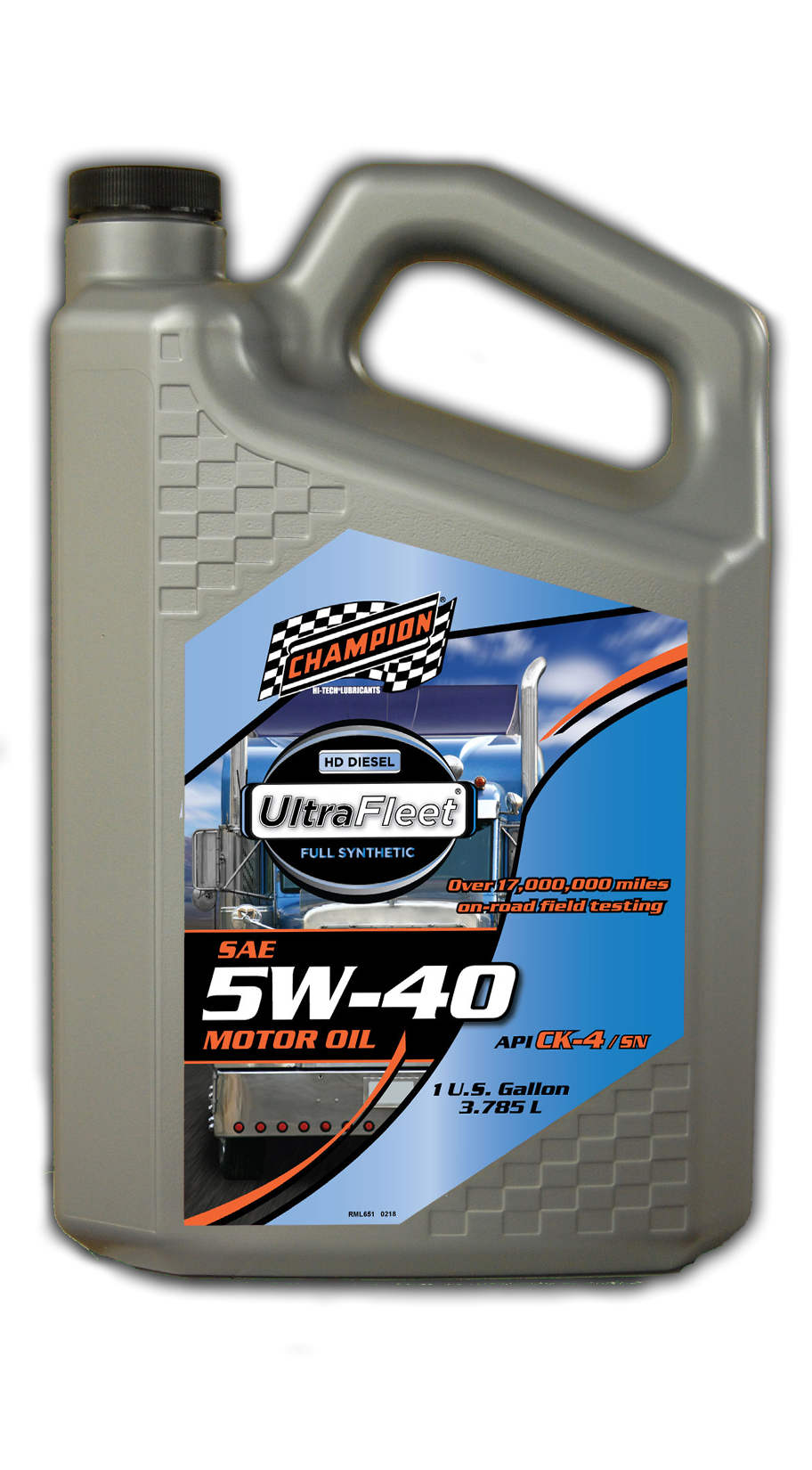 Champion UltraFleet Full Synthetic 5W-40 - 4/1 Gallon