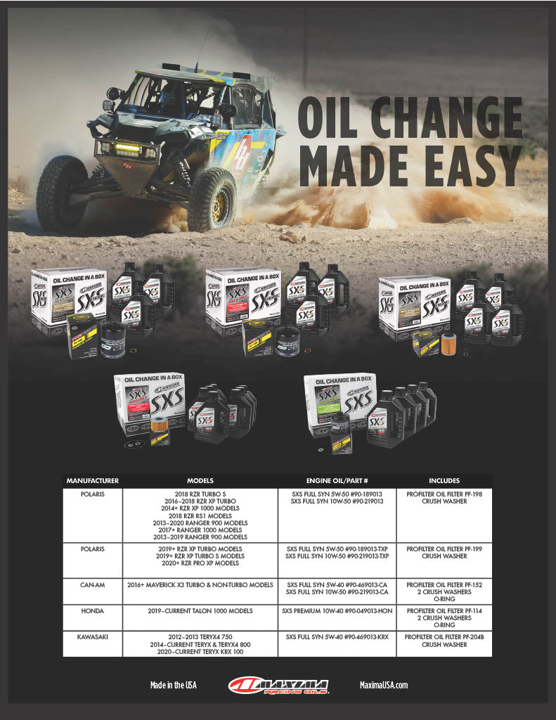 Maxima SXS - Polaris RZR/Ranger Quick Change Kit