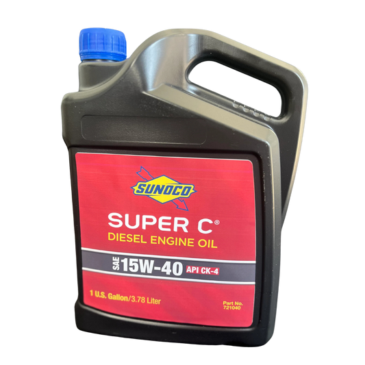 Sunoco Super C SAE 15W-40 CK-4 Diesel Engine Oil - 3/1 Gallon