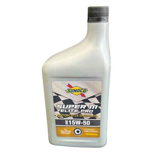Super M Elite Pro Motorcycle 15W-50 - 12/1 Quart